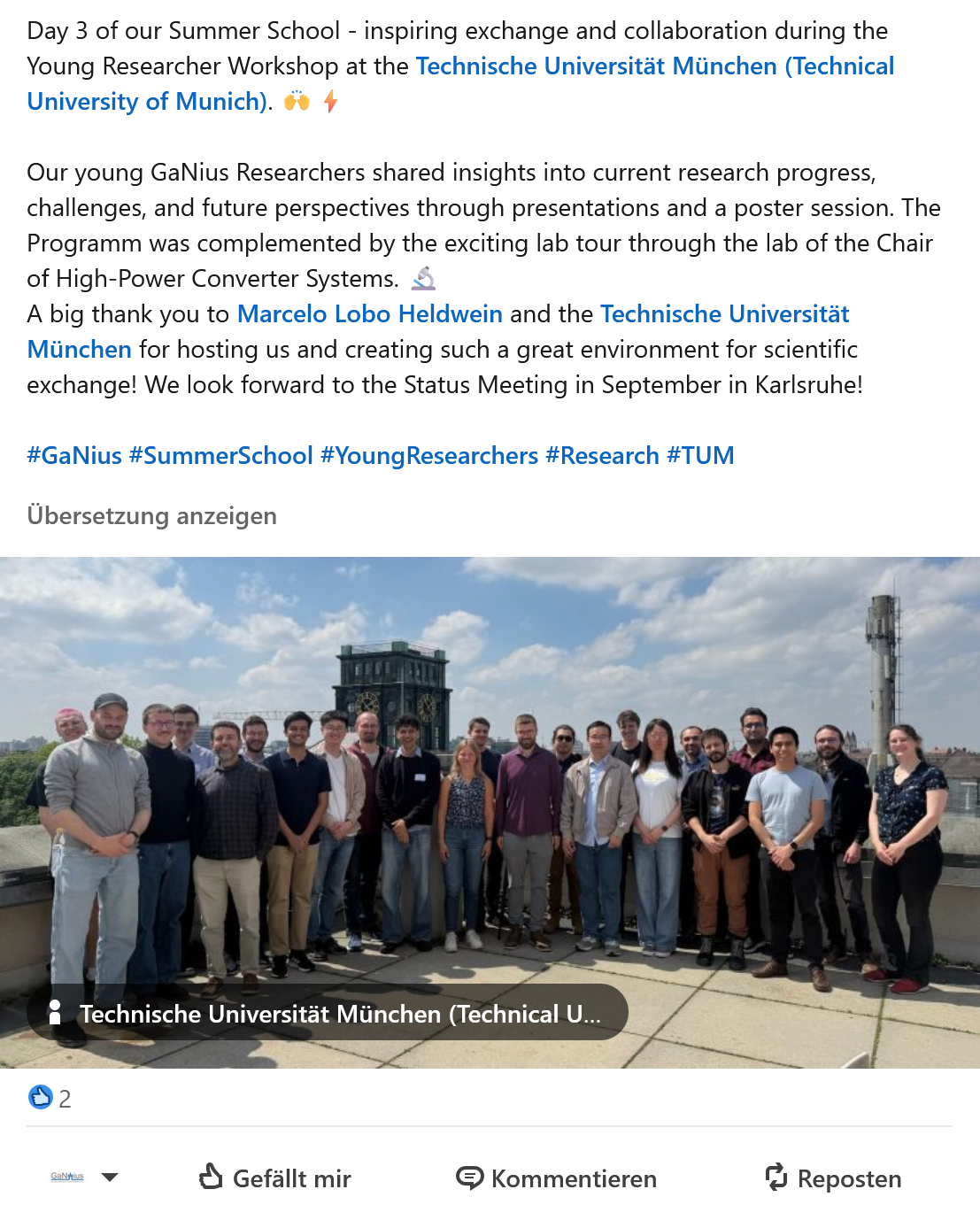 LinkedIn post preview